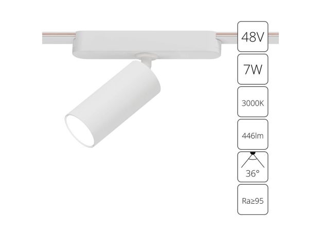 Трековое освещение Arte Lamp A1156PL-1WH RAPID