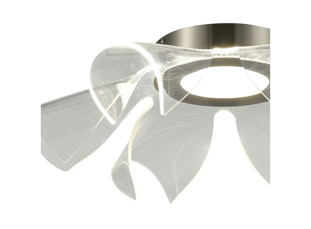SL6235.102.20 Светильник потолочный ST-Luce Никель/Прозрачный LED 1*20W 4000K FAIRY