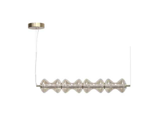 SL6136.223.01 Светильник подвесной ST-Luce золото/коньячный LED 1*22W 3000K SPINE