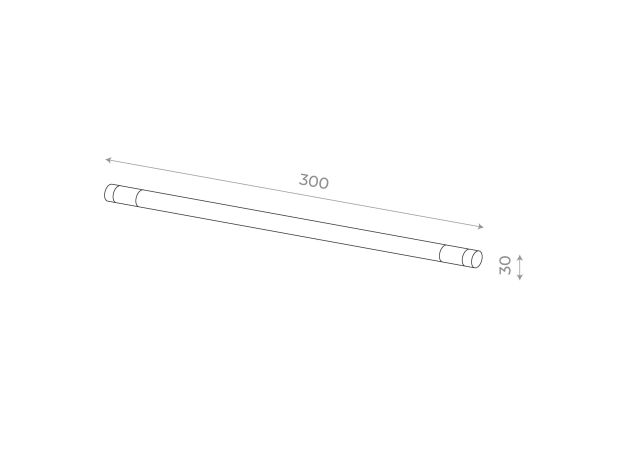 ST1653.409.00 Модуль токоподводящий ST-Luce Черный TECHNO