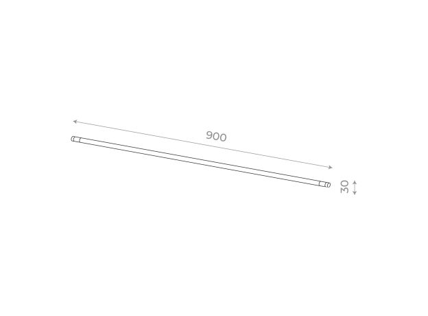 ST1653.429.00 Модуль токоподводящий ST-Luce Черный TECHNO