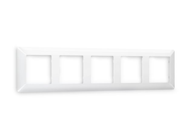 AF110105 Рамка ALFA Line (Белый глянец) 5-ая