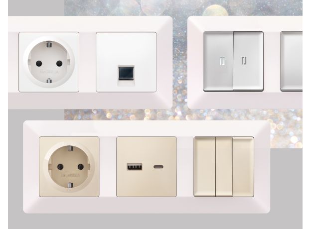 AF110203 Рамка ALFA Line (Жемчуг) 3-ая