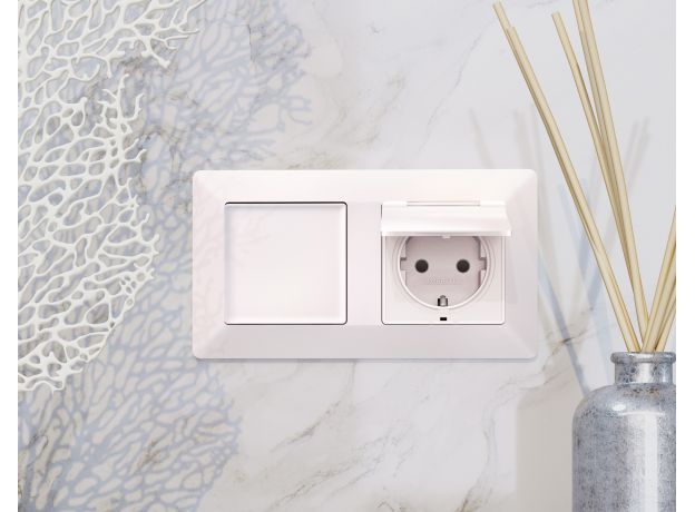 AF110204 Рамка ALFA Line (Жемчуг) 4-ая