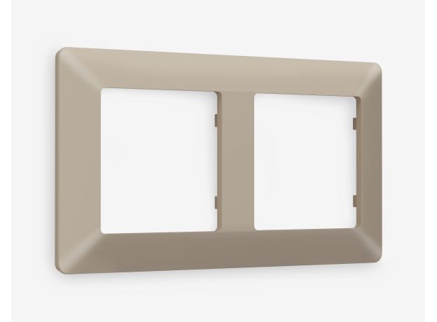 AF110362 Рамка ALFA Line (Серо-бежевый матовый) 2-ая