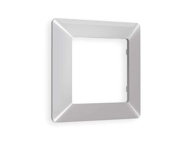 AF110401 Рамка ALFA Line (Серебро глянец) 1-ая