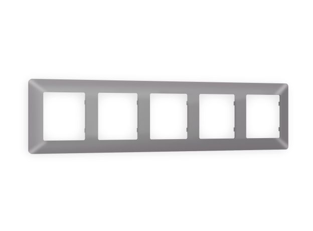 AF110505 Рамка ALFA Line (Сталь матовый) 5-ая