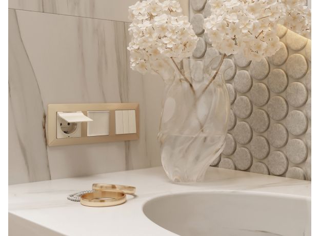 AF110603 Рамка ALFA Line (Шампань) 3-ая