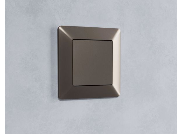 AF110631 Рамка ALFA Line (Темная бронза матовый) 1-ая