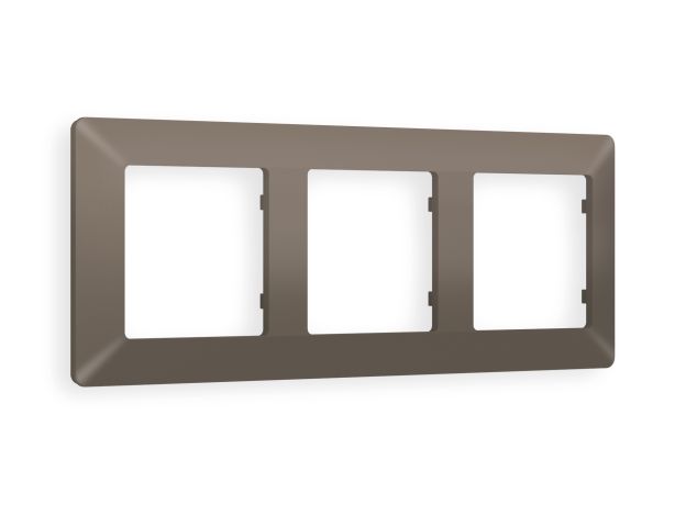 AF110633 Рамка ALFA Line (Темная бронза матовый) 3-ая