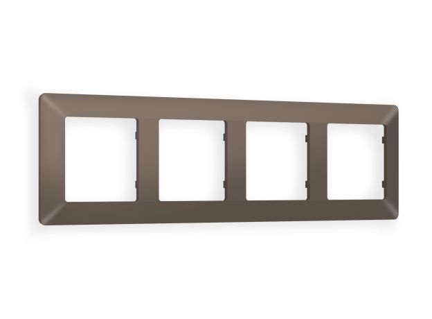 AF110634 Рамка ALFA Line (Темная бронза матовый) 4-ая