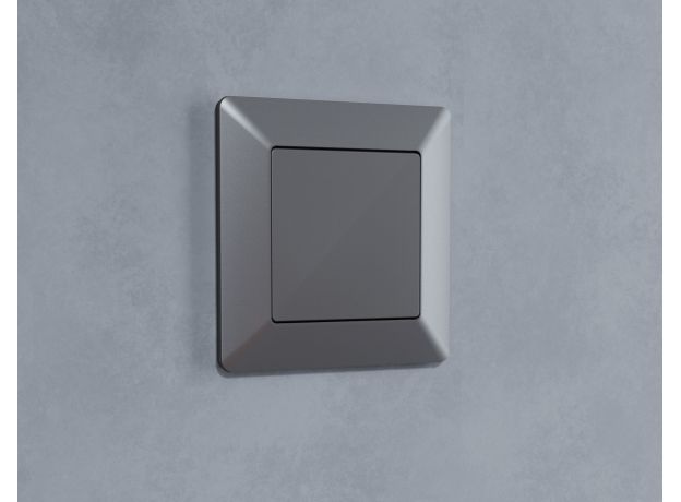 AF110651 Рамка ALFA Line (Антрацит серый) 1-ая