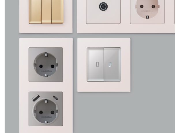 AF220205 Рамка ALFA Techno (Жемчуг) 5-ая