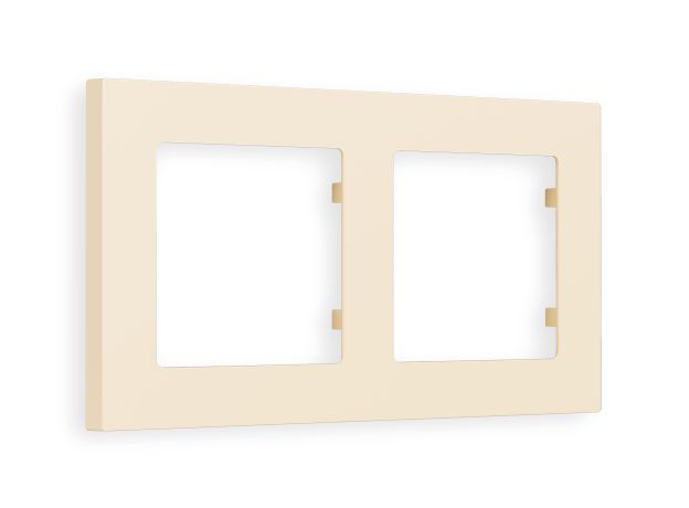 AF220332 Рамка ALFA Techno (Бежевый матовый) 2-ая