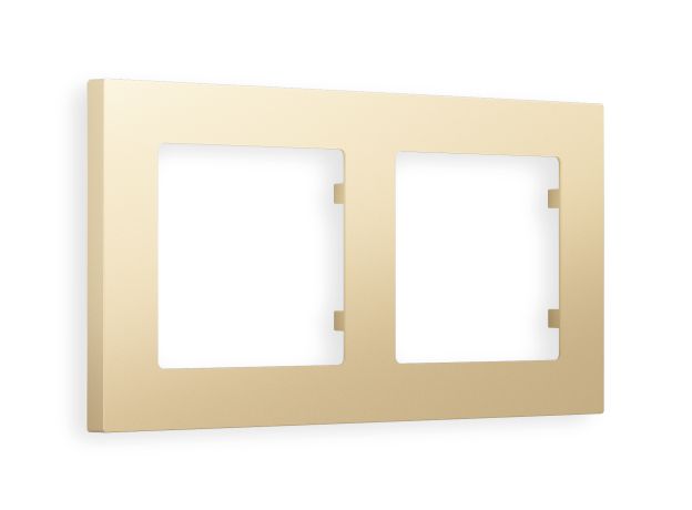 AF220602 Рамка ALFA Techno (Шампань) 2-ая AF220602 Рамка ALFA Techno (Шампань) 2-ая