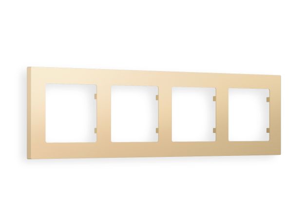 AF220604 Рамка ALFA Techno (Шампань) 4-ая AF220604 Рамка ALFA Techno (Шампань) 4-ая