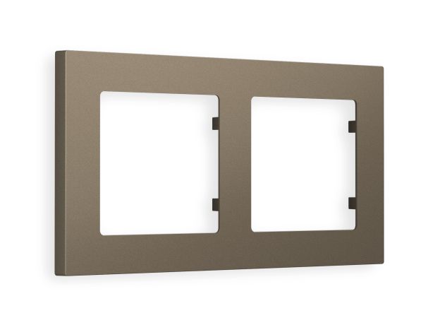 AF220632 Рамка ALFA Techno (Темная бронза матовый) 2-ая