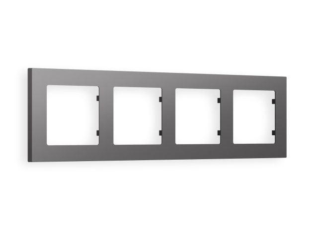 AF220654 Рамка ALFA Techno (Антрацит серый) 4-ая