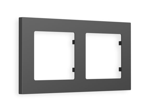 AF220802 Рамка ALFA Techno (Графит Мягкое касание) 2-ая AF220802 Рамка ALFA Techno (Графит Мягкое касание) 2-ая