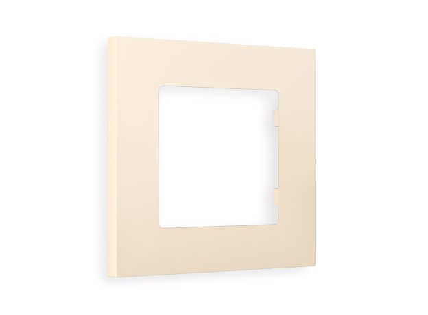 AF250331 Рамка ALFA Qubi (Бежевый матовый) 1-ая AF250331 Рамка ALFA Qubi (Бежевый матовый) 1-ая