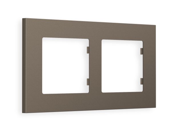 AF250632 Рамка ALFA Qubi (Темная бронза матовый) 2-ая