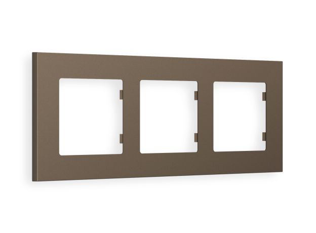 AF250633 Рамка ALFA Qubi (Темная бронза матовый) 3-ая