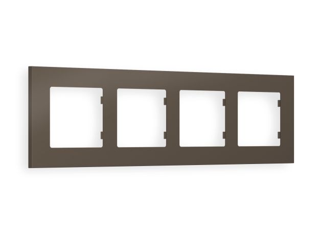 AF250634 Рамка ALFA Qubi (Темная бронза матовый) 4-ая