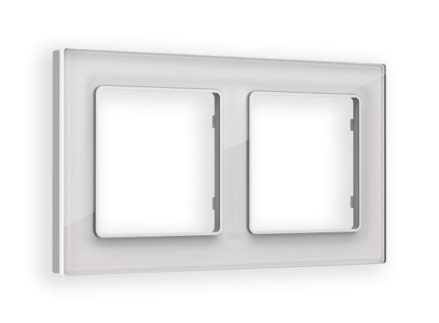 AF330402 Рамка ALFA Platos (Серебро Стекло органическое) 2-ая