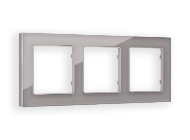 AF330503 Рамка ALFA Platos (Сталь Стекло органическое) 3-ая