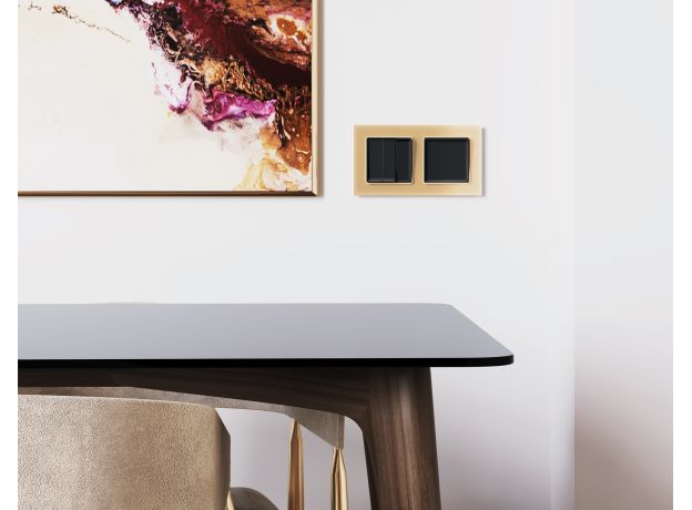 AF330603 Рамка ALFA Platos (Шампань Стекло органическое) 3-ая