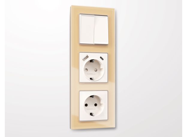 AF330603 Рамка ALFA Platos (Шампань Стекло органическое) 3-ая