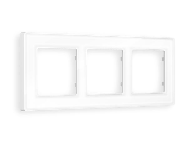 AF580103 Рамка ALFA Arctic (Белый Стекло органическое) 3-ая