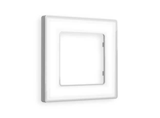 AF580131 Рамка ALFA Arctic (Белый Стекло органическое/Серебро) 1-ая