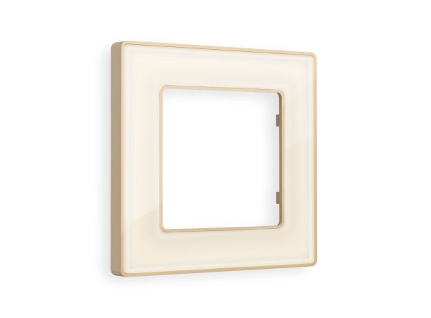 AF580341 Рамка ALFA Arctic (Бежевый Стекло органическое/Шампань) 1-ая