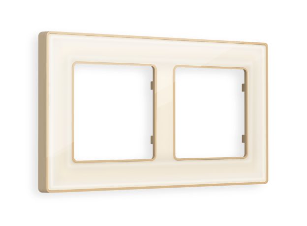 AF580342 Рамка ALFA Arctic (Бежевый Стекло органическое/Шампань) 2-ая