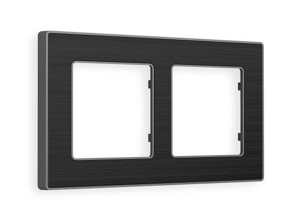 AF580532 Рамка ALFA Arctic (Черный Стекло органическое/Сталь) 2-ая