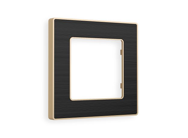 AF580541 Рамка ALFA Arctic (Черный Стекло органическое/Шампань) 1-ая