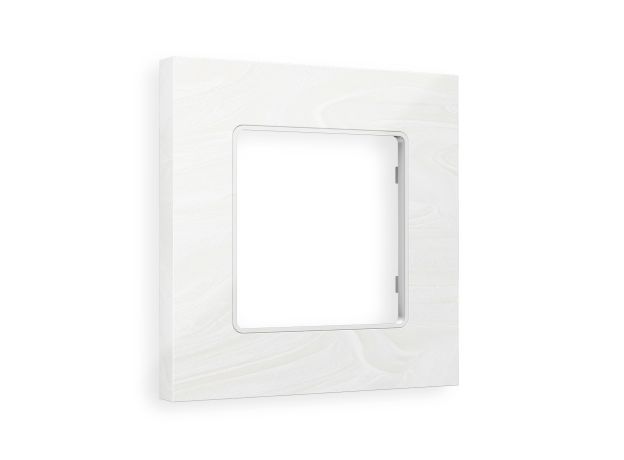 AF930101 Рамка ALFA Grand (Белый мрамор) 1-ая