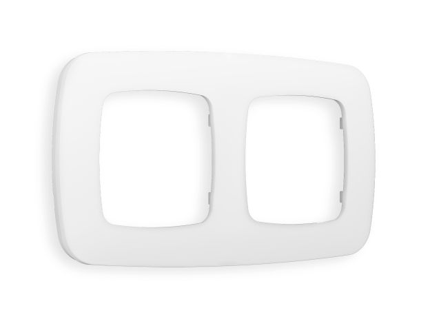 OF140122 Рамка OMEGA Ecta (Белый матовый) 2-ая