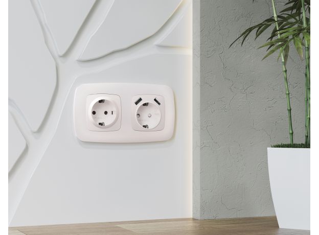 OF140202 Рамка OMEGA Ecta (Жемчуг) 2-ая