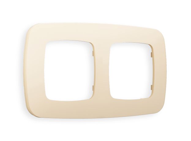 OF140332 Рамка OMEGA Ecta (Бежевый матовый) 2-ая