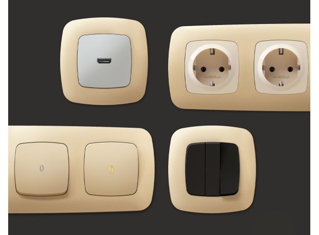 OF140602 Рамка OMEGA Ecta (Шампань) 2-ая