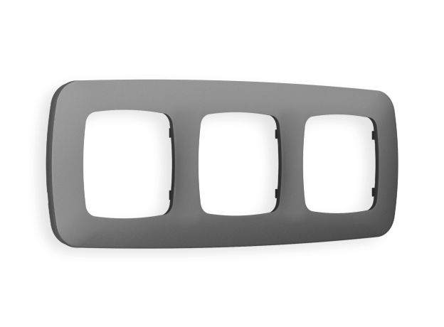 OF140653 Рамка OMEGA Ecta (Антрацит серый) 3-ая