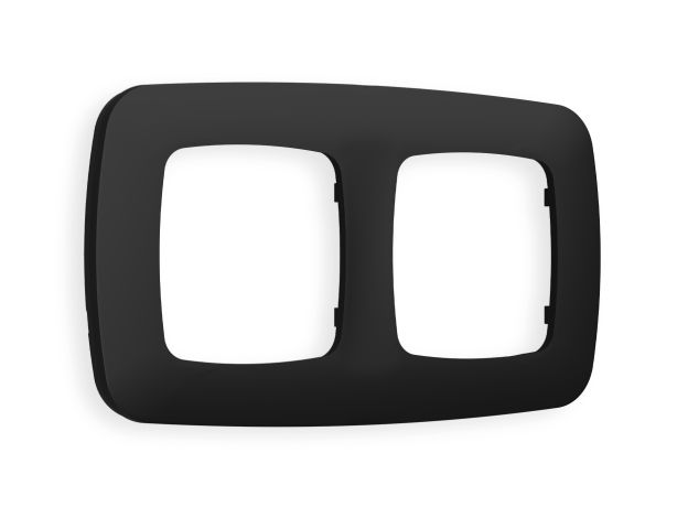 OF140702 Рамка OMEGA Ecta (Черный матовый) 2-ая