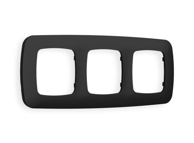 OF140703 Рамка OMEGA Ecta (Черный матовый) 3-ая