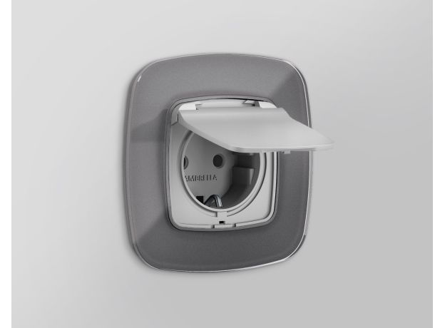 OF320651 Рамка OMEGA Radian (Антрацит серый Стекло органическое) 1-ая