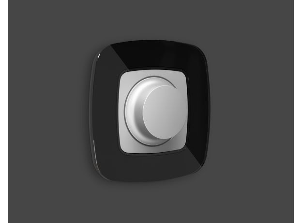 OF350801 Рамка OMEGA Radian (Черный Стекло закаленное натуральное) 1-ая