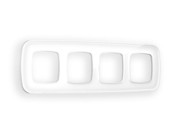 OF640104 Рамка OMEGA Coint (Белый Стекло органическое) 4-ая