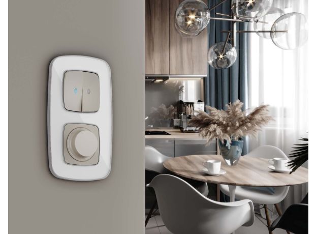 OF640132 Рамка OMEGA Coint (Белый Стекло органическое/Серебро) 2-ая