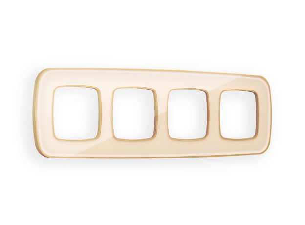 OF640344 Рамка OMEGA Coint (Бежевый Стекло органическое/Шампань) 4-ая